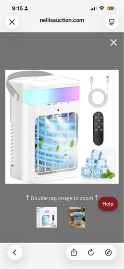 Poweel Portable Air Conditioner, 1600ML, White