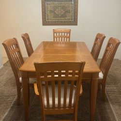 6 Person Dining Table 