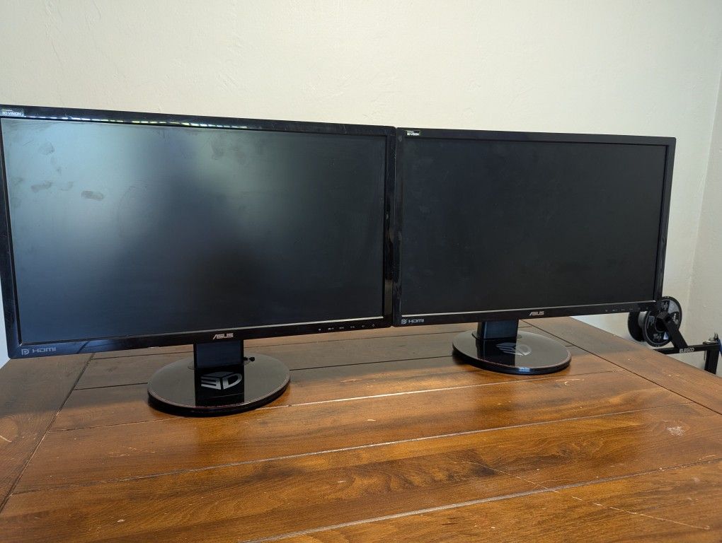 Two Asus Monitors 1920x1080 144hz 24inch