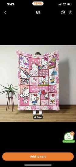 NEW.  HELLO. KITTY. THROW.  
