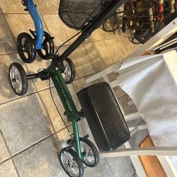 Knee Walker / Knee Scooter - Elenker Steerable + Foldable knee Walker with Storage