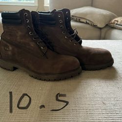 Timberland Boots, Size 10 1/2, Waterproof, And Coffee Brown