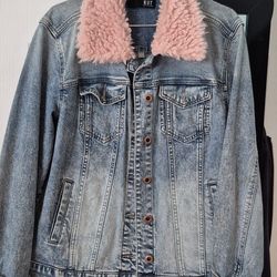 Jean Jacket With Fur
