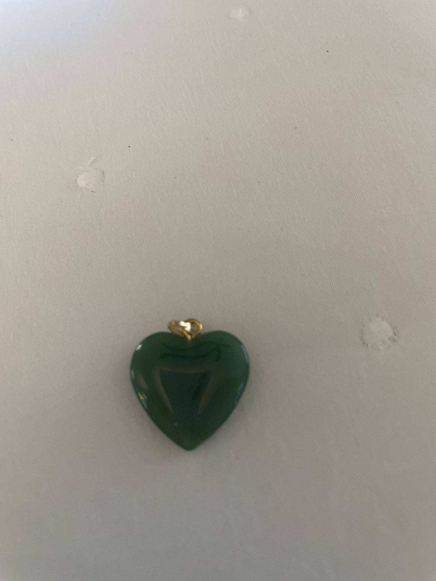 Colorful Glass Heart Pendant – Good Luck Charm