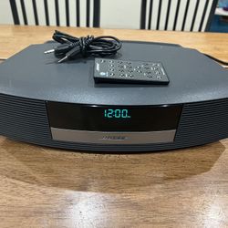 Bose Wave Radio II AM/FM Alarm Clock Radio Model: Black with Remote