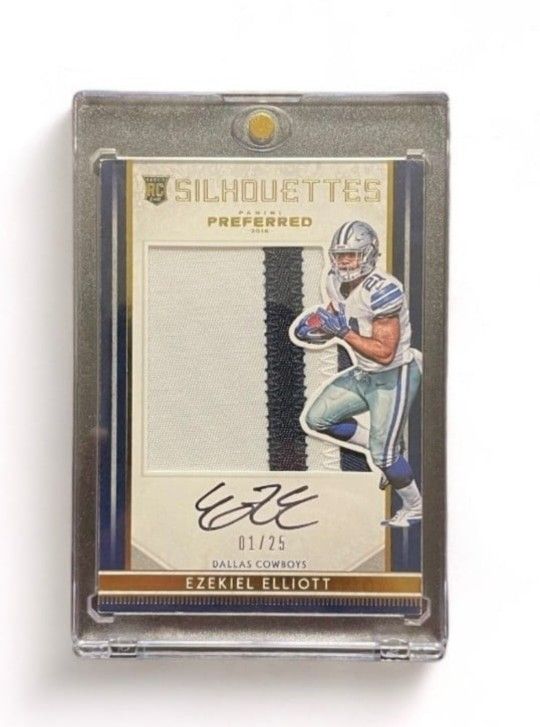 2016 EZEKIEL ELLIOTT SILHOUETTES RC AUTO PATCH 01/25.
