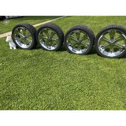 six lugs 24s with 305/35r24 tires 