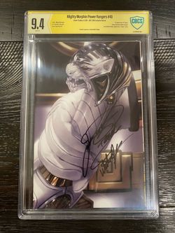 Mighty Morphin Power Rangers #40 SDCC 2019 Exclusive White Ranger Tommy Jason David Frank