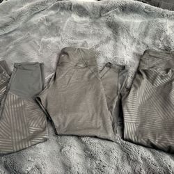 3 Pairs Old Navy Active Go-Dry Compression Leggings -Women’s Medium 