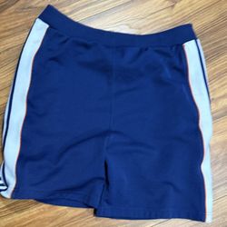 Vintage Adidas 90s Basketball Jersey Men's Size L Navy Blue And Orange Patch