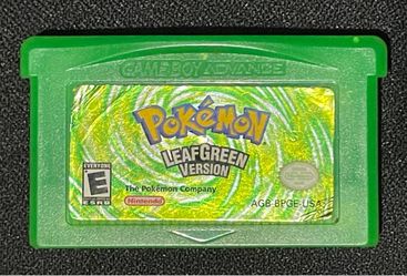 Pokemon Leaf Green GBA Authentic