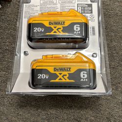 Dewalt 6AH 20V Battery 2 Pack