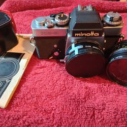 Minolta XE-5 With Vivitar Zoom Lens + More