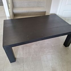 Solid Wood Stained Coffee Table