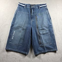 Vintage Sean John Denim Shorts Men’s 30 Boy’s 20 Blue Baggy Jorts Y2K Hip Hop#9F