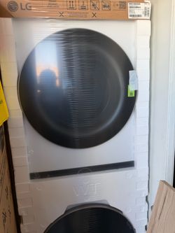 LG WKE100HWA Electric Washer Dryer Combo