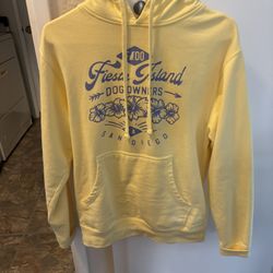 Fiesta island Dog Owners Hoodie Size Unisex Small (Mint/ Mira Mesa)