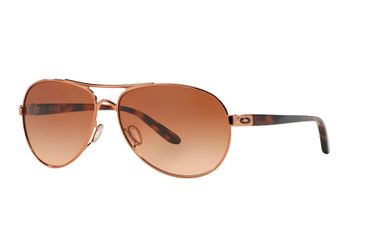Oakley Feedback OO4079-01 Rose Gold Brown Sunglasses Frames-NEW