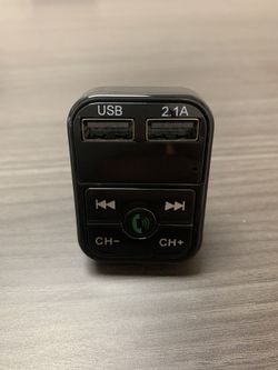 Wireless Bluetooth Car kit handsfree talk MP3 player fm transmitter dual car charger