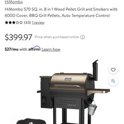 8 N 1 Wood Pellet Grill 