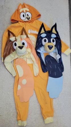 Bingo, Chili, Bandit Heeler Costume from Bluey