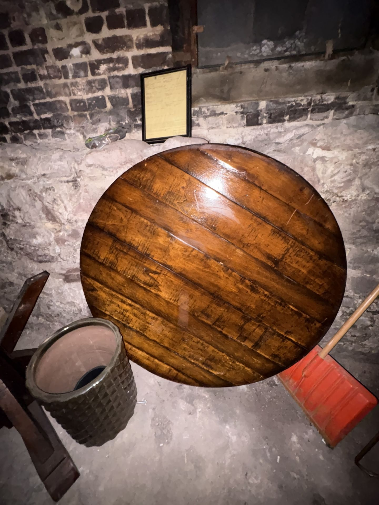 Real Oak Wooden Kitchen Or Living Room Table