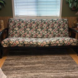 Full Size Futon With Extra Cover In  Great Condition 
