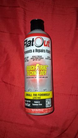 FlatOut Tire Sealant – Tubed and tubeless puncture protection, bikes, scooters, etc.