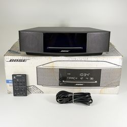 Bose Wave Music System IV Black CD Player/AM/FM Radio with Remote - 417788-WMS
