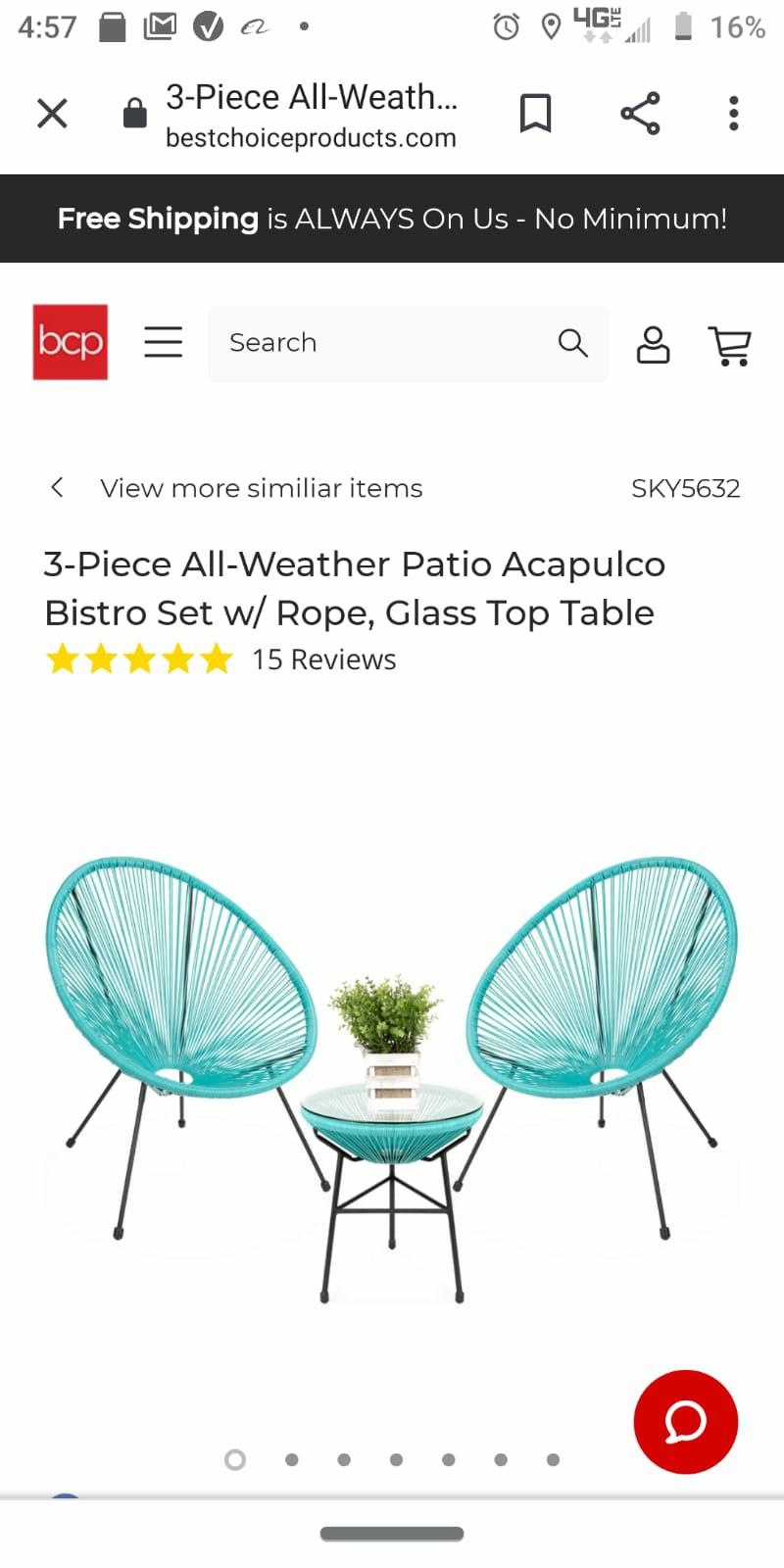 patio set