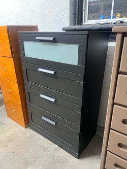 New IKEA Black Dresser 4 Jumbo Drawers Cajonera $200.- firm