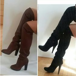 2 pairs boots 6 36