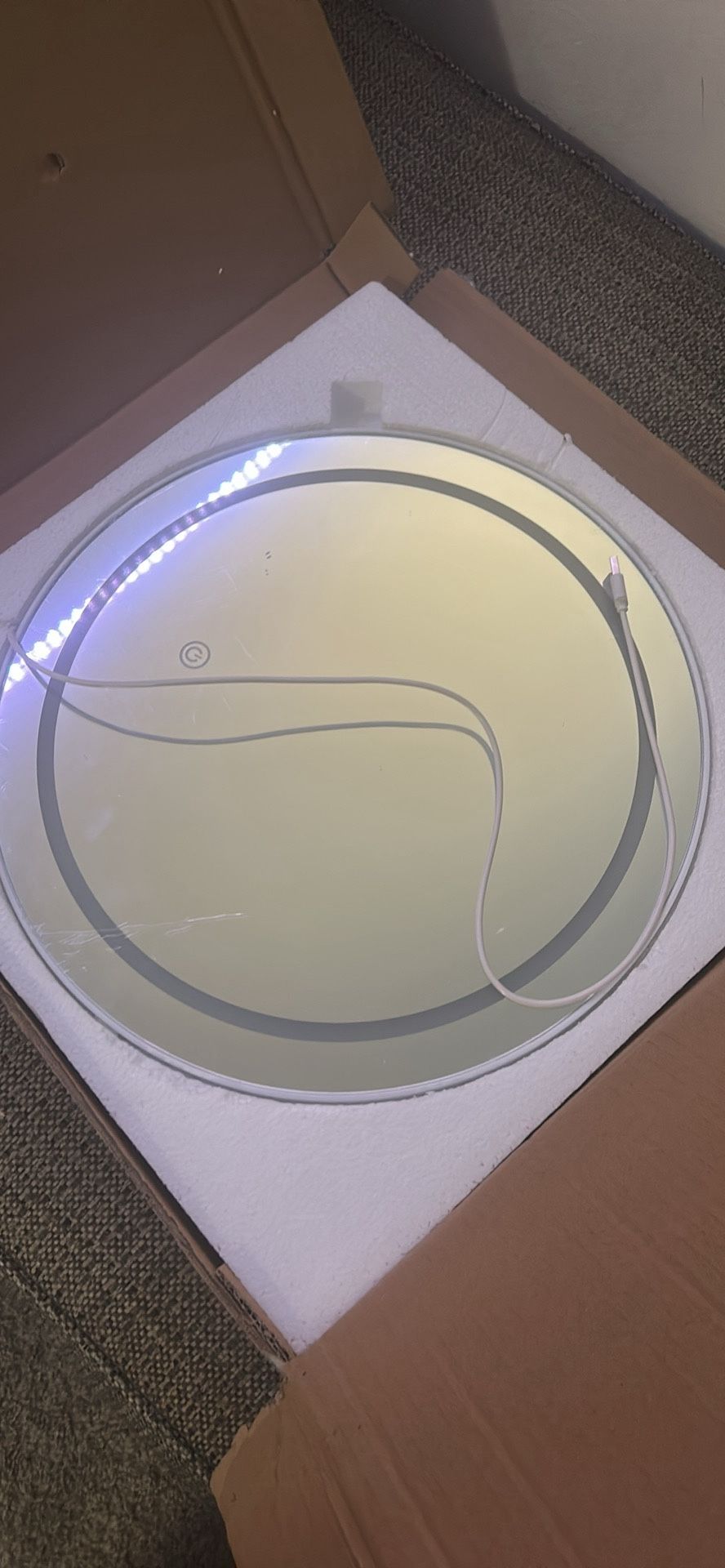 β¨ Brand New Round LED Smart Mirror β USB Powered