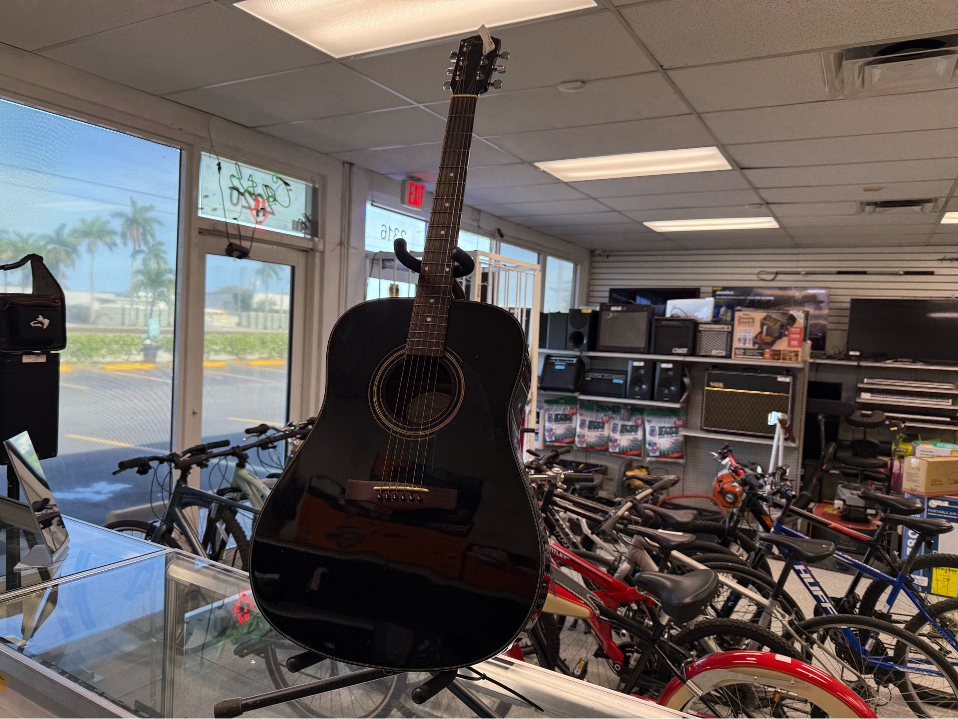 Fender DG-11E Acoustic Electric Guitar Black