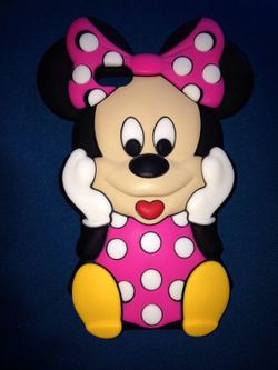 Minnie Mouse iPhone 5 silicone phone cover, like new & in great condition! New reduced price $7.00