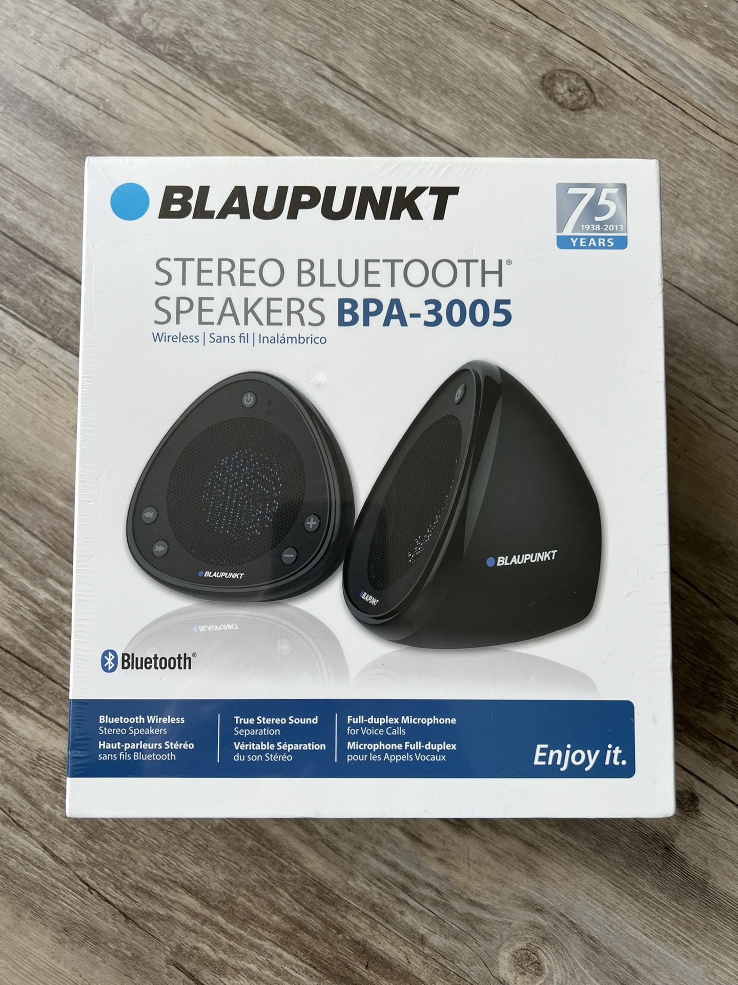 Blaupunkt Stereo Bluetooth Speakers Wireless Portable On The Go
