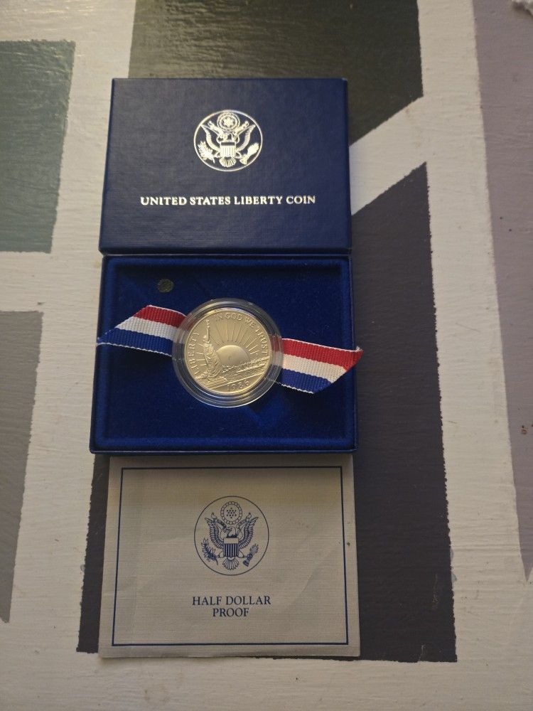 United States Liberty Coin Half Dollar 1986