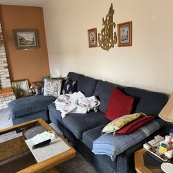 Blue Sectional Sofa