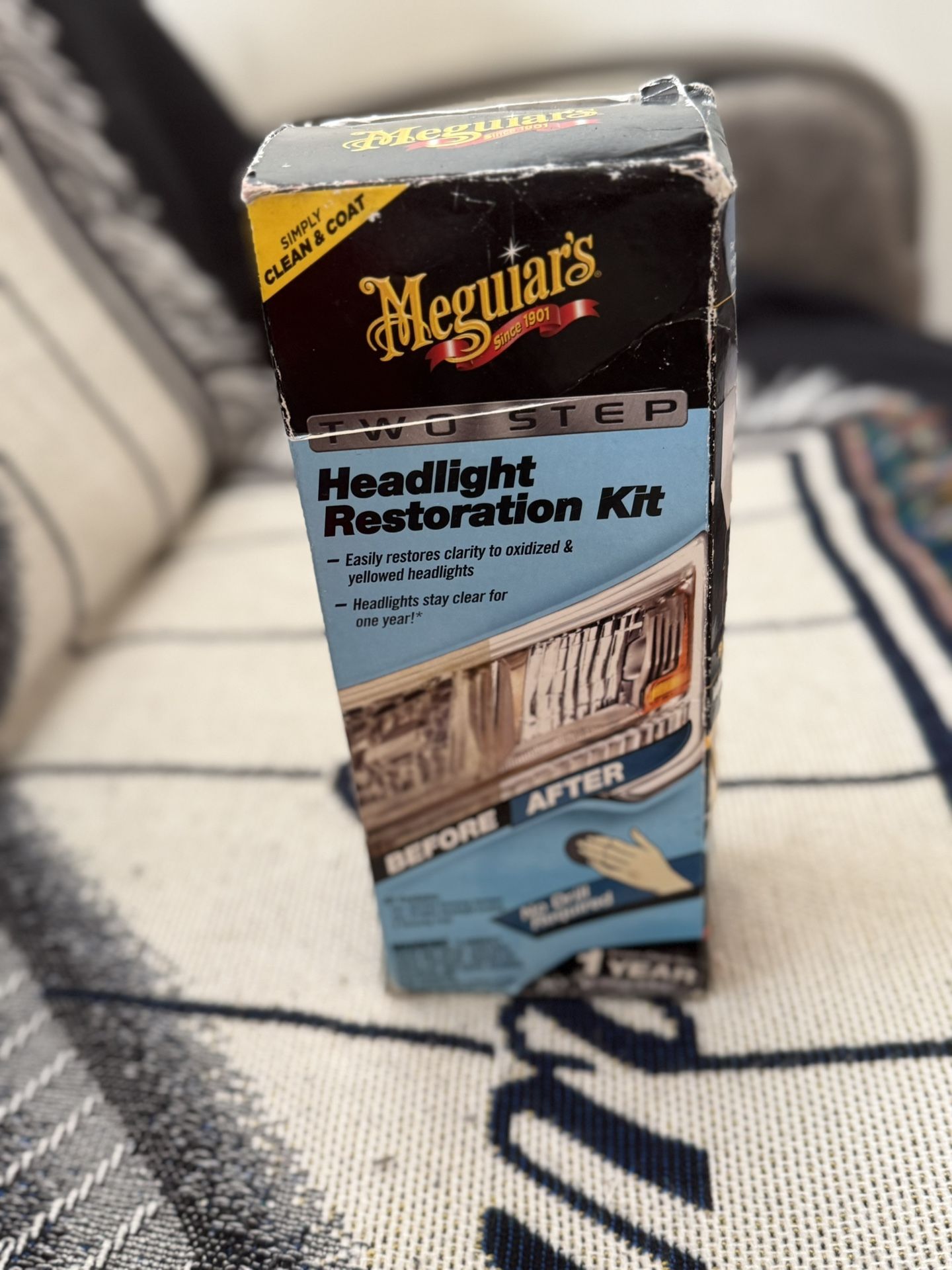 Meguiar's MIR.G2970 Meguiars G2970 Two-Step Headlight Restoration Kit, 28.8% VO