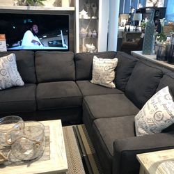 Slate 3-Piece Sectional Sofa – Seats 6 | Great Condition 