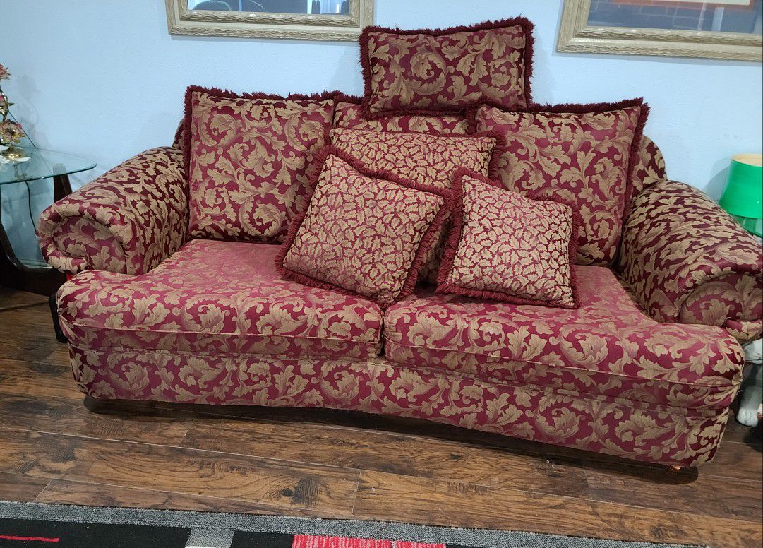 Red couches