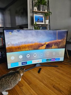 Curved 55" Samsung Smart TV