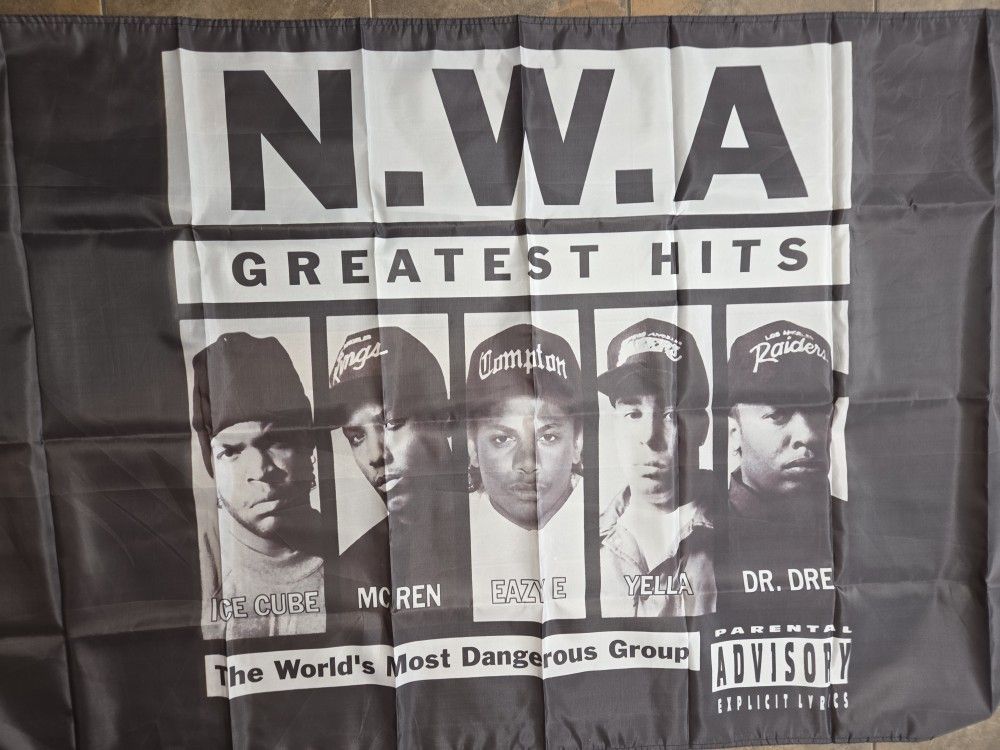 NWA Banner Poster Backdrop NEW