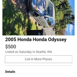 Honda Odyssey Van OBO
