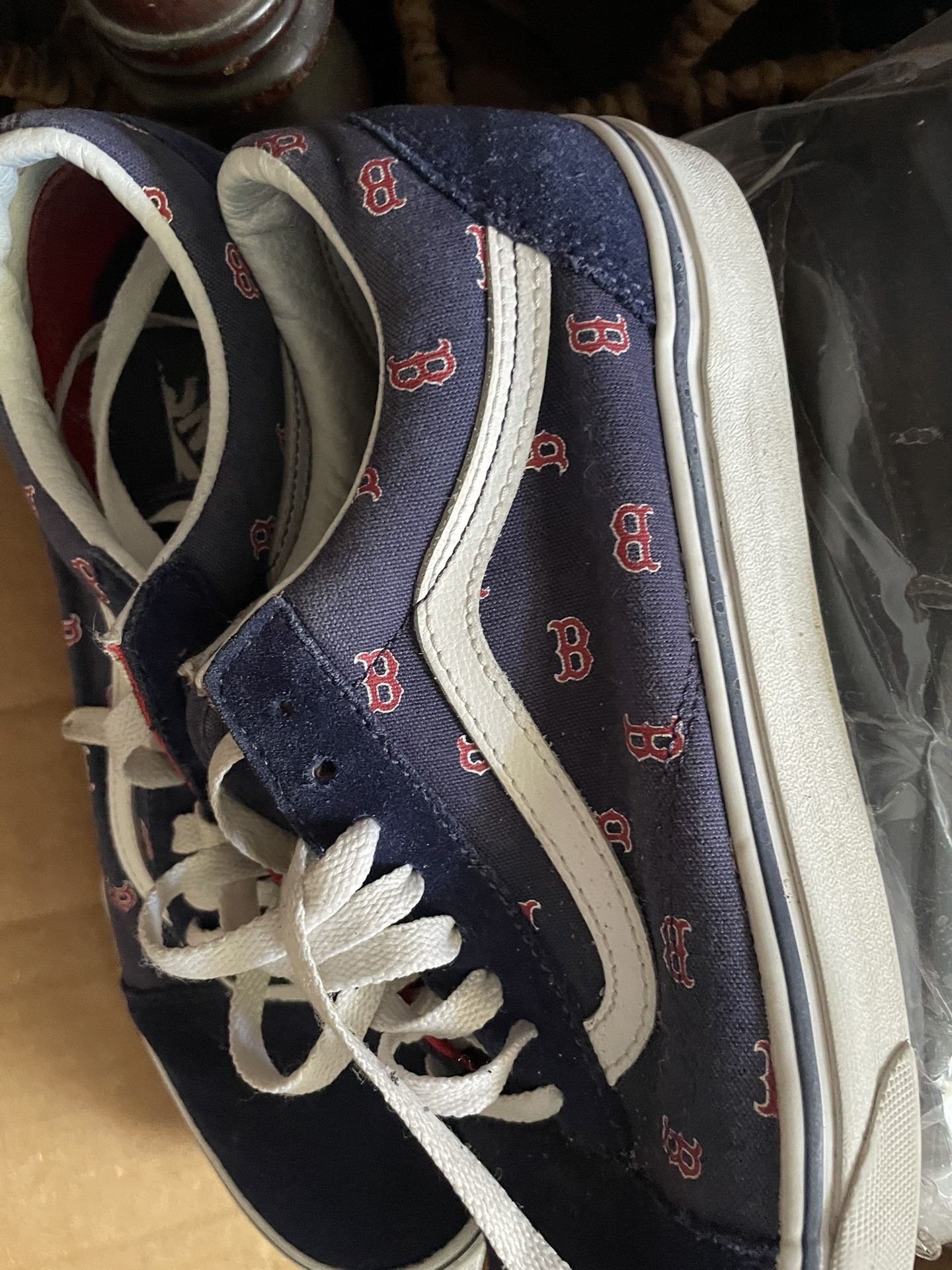Red Sox vans Size 8.5 Men 10 Women