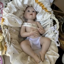 Danbury Mint Millennium New Years Porcelain Doll