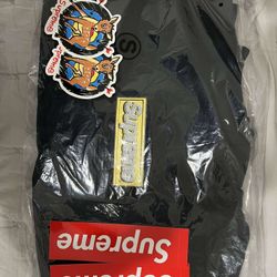Supreme Bling Logo Hooded Sweatshirt 