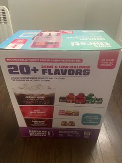BRAND NEW IN BOX Ninja Thirsti Drink System and Soda Machine in Pink