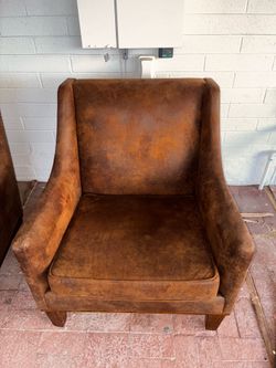 Leather-inspired chairs