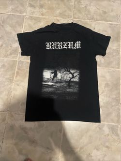 VTG 1Burzum Aske Album Norwegian Black Metal Band T-Shirt SZ Small